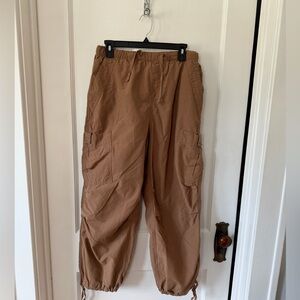 Aeropostale Women’s parachute Brown Cargo Pants Size XS